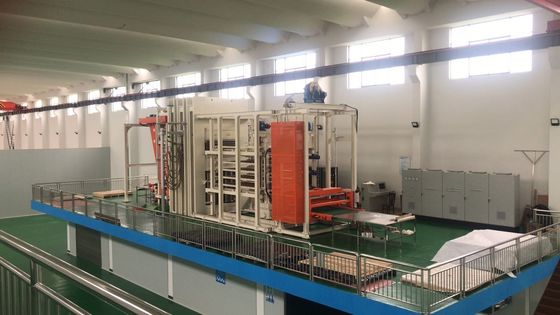 Pressão de multicamadas de controlo PLC 500T - 10000T Pressão hidráulica de compressão de calor